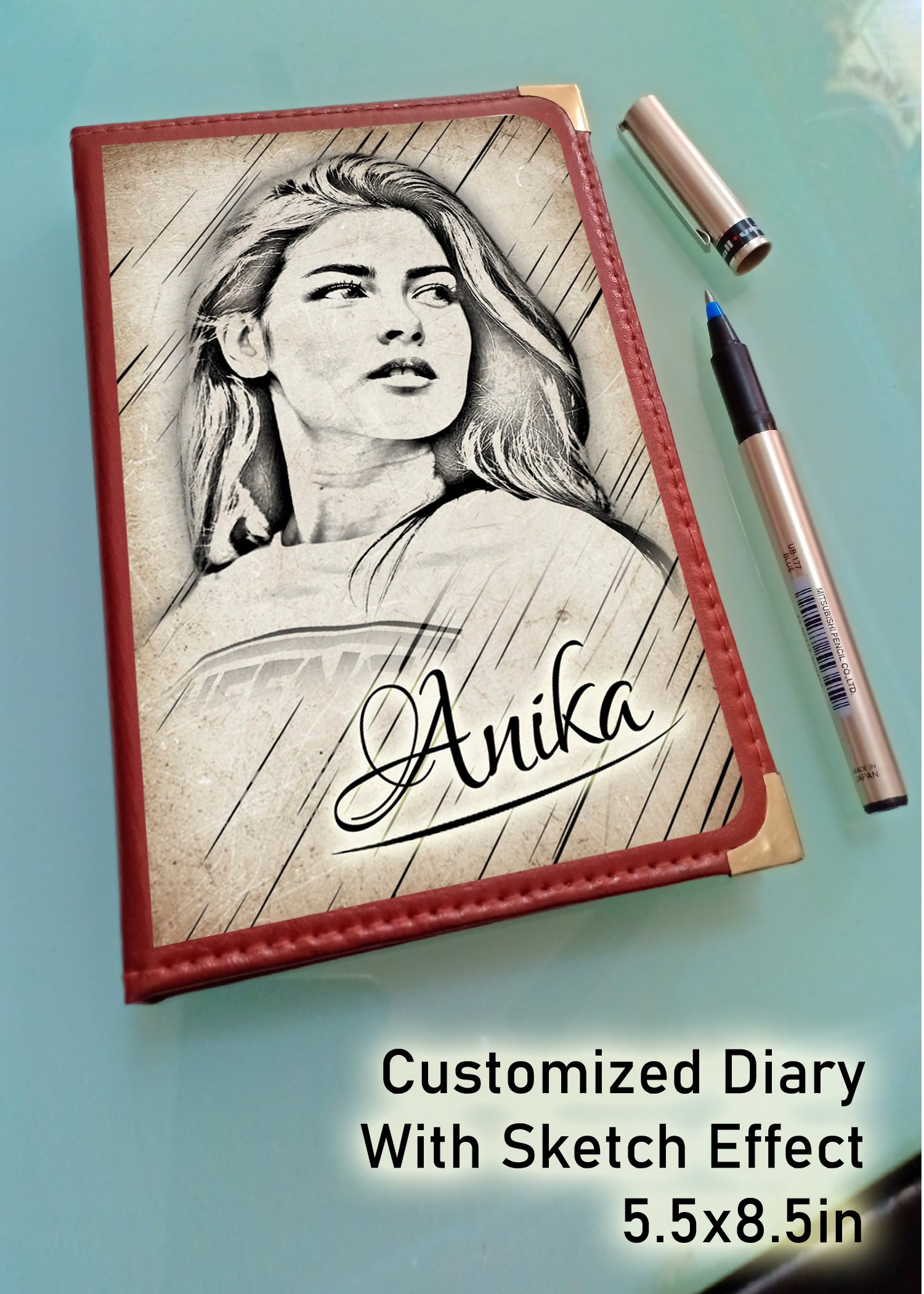 Customized Diary, Personalized Stationary